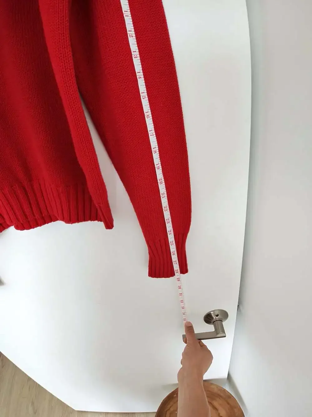 Polo by Ralph Lauren 100% Cotton Red Crewneck Sweater Size M